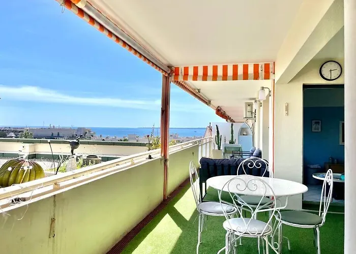 Magnifique 2p Vue Terrasse Parking Жюан-ле-Пен